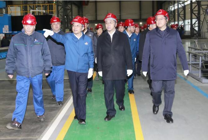 雷凡培、楊金成到渤船集團(tuán)調(diào)研